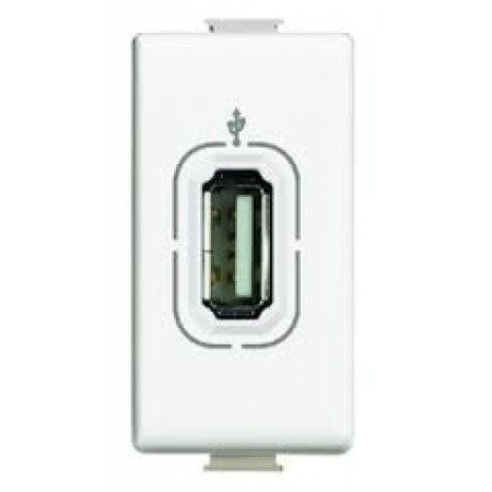 Priza USB 1 modul Alb Bticino Matix